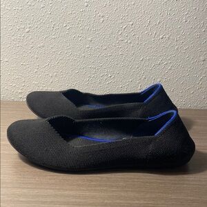 Rothy black flats. Size 8